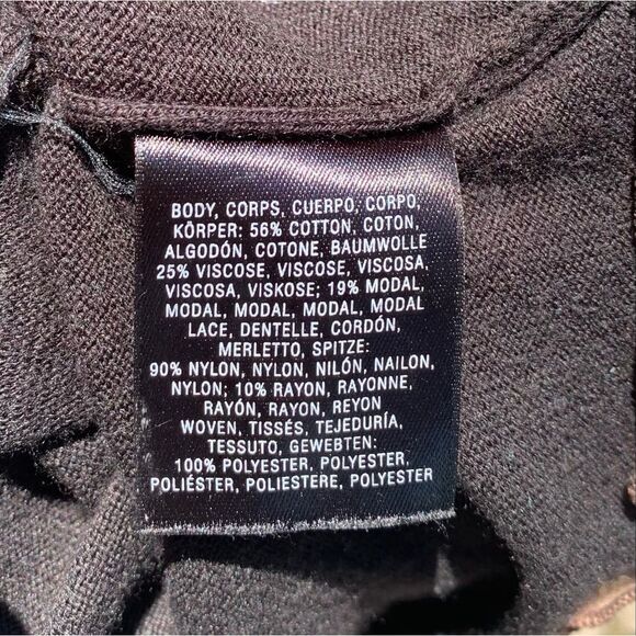 NEW Knitted & Knotted ANTHROPOLOGIE Laceframed black Cardigan SWEATER sz S - Picture 8 of 8